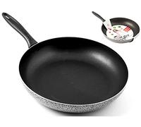 Home Salt N'Pepper Padella Antiaderente, Alluminio, Nero/Grigio, 34 cm