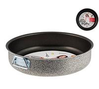 HOME Salt Peper Molde con Anillas, Revestimiento Antiadherente, 20 cm, Aluminio, Negro/Gris