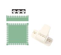 Home School Hollow Out Fancy Border Embossing Punches Label Maker Máquina 3D para Proyectos Manuales Etiquetadora