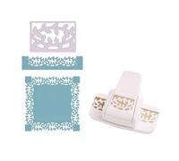 Home School Hollow Out Fancy Border Embossing Punches Label Maker Máquina 3D para Proyectos Manuales Etiquetadora