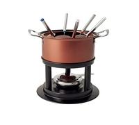 Home Servicio de 11 Fondue de Acero con Revestimiento Antiadherente Rojo