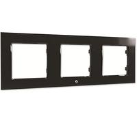 Home shelly accessories 'wall frame 3' wandtaster rahmen 3-fach schwar