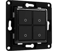 Home Shelly Accessories "Wall Switch 4" Wandtaster 4-fach Schwarz