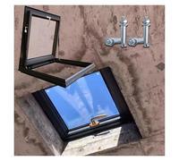 Home Skylight Window 61.0 cm x 61.0 cm/76.2 cm/81.3 cm/91.4 cm/121.9 cm C s Access Hatch Exit & Basement Lighting Diseño plegable para una fácil instalación
