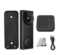 Home Smart Video Doorbell Wireless Wi-Fi HD Video Doorbell Security Phone Door Ring Dual Way Intercom, Night Vision