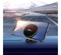 Home Soporte magnético para teléfono móvil, soporte para teléfono móvil para coche, soporte magnético ajustable en 360°, soporte para salpicadero de coche, compatible con iPhone, Samsung, Huawei, etc.