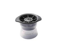 Home Spherical Ice Ball Mould, Round Ice Cube Mould, 8x8.5cm, Black