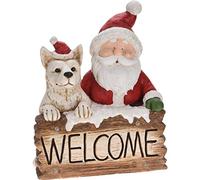 Home Styling Collection Bienvenida Decoración de Navidad con Iluminación LED y Música