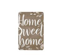 Home Sweet Home - Ambientadores de madera beige para coche, 4 unidades, tarjetas perfumadas colgantes, tarjetas perfumadas para coche, tabletas de aromaterapia