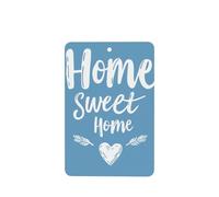 Home Sweet Home - Ambientadores para coche, diseño de corazón en azul, 4 unidades, tarjetas perfumadas para colgar, tarjetas perfumadas para coche, tabletas de aromaterapia