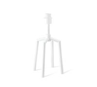 Home Sweet Home Base de lámpara de mesa moderna Spinn para pantalla | lámpara | 15/15/40cm | Blanco | pie de lámpara de mesa | metálicos | E27 | para pantalla | lámpara max.35cm