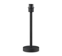 Home Sweet Home Base de sobremesa clásica Stick para pantalla | lámpara | 14/14/39cm | Negro | pie de lámpara de mesa de metal | E27 | para pantalla | lámpara max.35cm