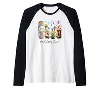 Home Sweet Home Cozy Porch Country Vibes Camiseta Manga Raglan