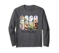 Home Sweet Home Cozy Porch Country Vibes Manga Larga