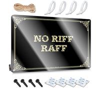 Home Sweet Home Decor - Arte de pared vintage - Sin Riff Raff accesorio rústico para colgar en la pared (30 x 40 cm)
