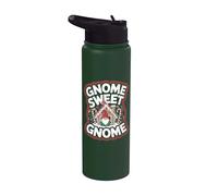 Home Sweet Home Juego de palabras - Gnomo de jengibre Navidad Stainless Steel Insulated Water Bottle
