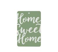 Home Sweet Home On Sage Green - Ambientadores para coche, 4 unidades, tarjetas perfumadas colgantes, tarjetas perfumadas para coche, tabletas de aromaterapia