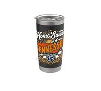 Home Sweet Tennessee Vaso térmico de acero inoxidable de doble pared