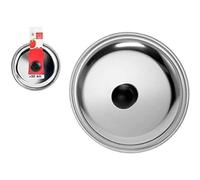 HOME Tapa de Aluminio de 32 cm, 32cm, Metal, Plateado