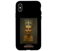 Home, The Bust of The Egyptian Queen Nefertiti Graphic Carcasa para iPhone X/XS