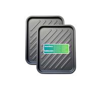 Home Theory Bakeware - Bandeja para hornear estilo plancha, antiadherente, apta para lavavajillas, paquete múltiple, 38 cm