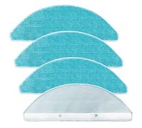 Home Times 4 Paños de Limpieza para Robot Aspirador Conga 7490 Eternal Genesis Accesorios de Microfibra Suave y Lavable y Reutilizable Recambios para una limpieza eficaz y duradera