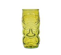 Home Totem - Juego de 6 vasos de cóctel, cristal, verde, 55 ml