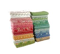 Home Town Fat Octavo paquete (47 piezas) de Lori Holt para Riley Blake 9 x 21 pulgadas (22,86 cm x 53,34 cm) Cortes de tela para hacer tú mismo