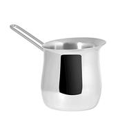 Home Turca Cafetera Tazas 8 con Mango, Acero Inoxidable, Gris