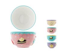 Home Unidades 4 Cuencos cerámica cm 12 coppe-coppette Fruta Helado