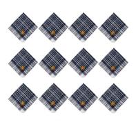 Home Universal® Pañuelo Fallero de Valencia con Escudo, Azul y Blanco 57x57cm, Azul 55x55cm - Pañuelo Tradicional para Fallas y Fiestas Valencianas (12, Azul y Blanco)