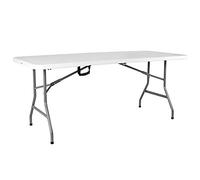 Home Vida - Mesa Plegable de 6 pies, Resistente, extrafuerte, para Camping, bufé, Boda, Mercado, jardín, Fiesta, Coche, Maletero, Picnic, Caballete, Interior y Exterior, asa de Transporte Plegable