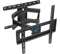 HOME VISION TV Soporte De Pared Giratorio para 26-65 Pulgadas, Sujecion TV Pared Giratorio Inclinable Universal para Plana Y Curva Y Monitores, MAX VESA 400x400mm, hasta 60KG