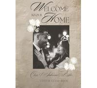 Home Visitor Guest Book for New Home Owners: 8.5 x 11 Inch, Hardcover, Neutral Organic Modern style Cover