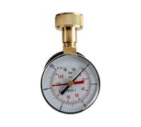 Home Water Pressure Gauge - Waterproof 60-140 PSI Axial Interface