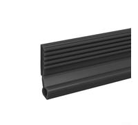 Home Weatherproofing - Tope de goma TPE para puertas, resistente al viento, a prueba de polvo, 1 m, sello de puerta para tira (gris pequeño)