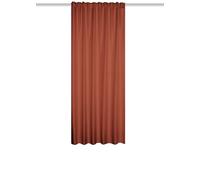 HOME WOHNIDEEN Bufanda térmica Eskamio Opaca, Estructura de Lino, Cinta multifunción, Color: Tierra, tamaño: 160 x 135 cm, número: 1 x