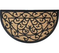 HOME ZEN HOUSEHOLD LINEN Felpudo Art Spider de fibra de coco con estampados imaginativos alfombra entrada casa seca paso con reverso de PVC para exterior e interior (Rectangular welcome 1)