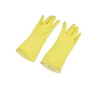 Homéa, 1 par de guantes de látex para el hogar, talla L, 30,5 x 10,5 x 11,5 cm, color amarillo