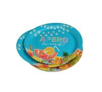 Homéa, Apero Time - Juego de 10 platos de cartón (23 cm)