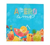 Homea, Apero Time - Juego de 20 servilletas de papel, 33 x 33 cm