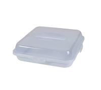 Homéa, Caja para tartas con clips de plástico D36 x 10 cm