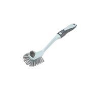 Homea, Cepillo de Vajilla de Plástico Mango TPR+Punta Raspador 30Cm Antracita/Azul Escarcha