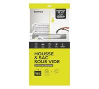 Homea Essentiel, bolsa de vacío para aspirar 130 x 44 x 75 cm antibacteriano + funda 105 x 45 x 15 cm