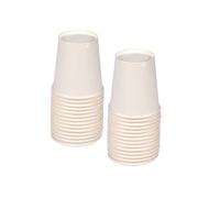 Homéa, Juego de 100 vasos de cartón 20Cl - Blanco