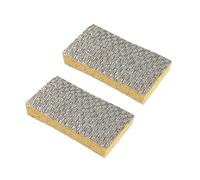 Homea, Juego de 2 esponjas, no rayantes, celulosa Vegetal, 11 x 7 x 2 cm