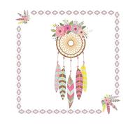 Homea, juego de 20 servilletas de papel, 3 pliegues, 33 x 33 cm, Dream Catcher
