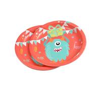 Homéa, Juego de 6 Platos De Cartón D23Cm Monstruos