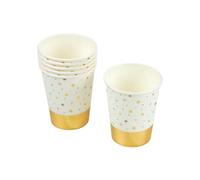 Homéa, Juego de 6 vasos de cartón 25Cl Mi Pequeño Amor
