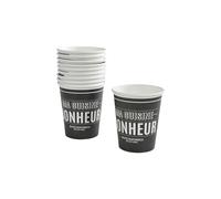 Homéa, Set De 10 Vasos De Cartón 23Cl Cocina Casa